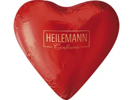 Heilemann Rotes Geschenkherz Edelvollmilch Schokolade