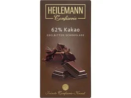 Heilemann Edelbitter Schokolade 62 Kakao