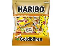 Haribo Gummibaerchen Saft Goldbaeren Minis