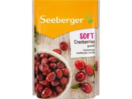 Seeberger Soft Cranberries