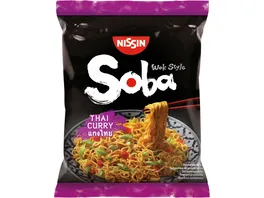 Nissin Instantnudelgericht Soba Bag Thai Curry