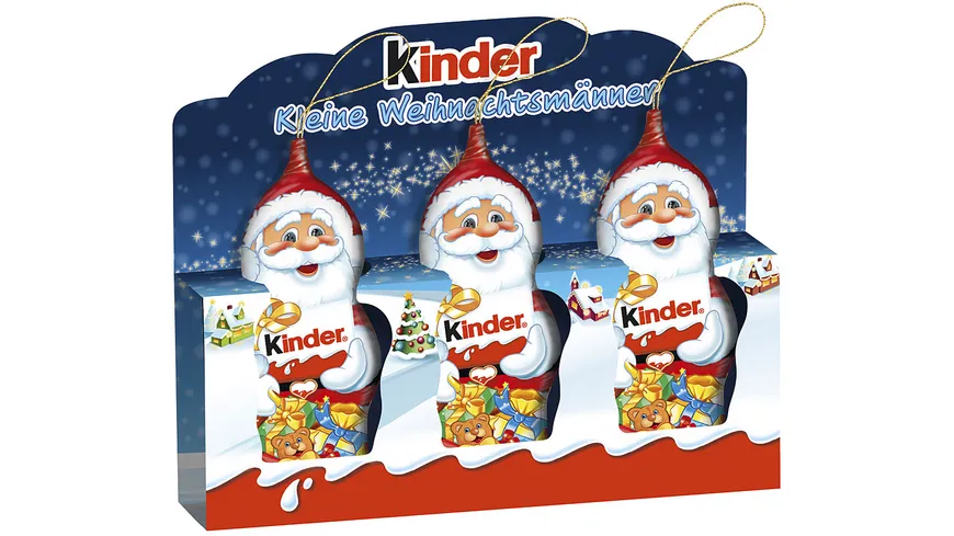 Ferrero Kinder Schokolade Weihnachtsmann 3er Set Online Bestellen Muller