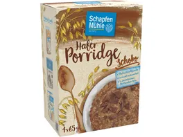 SchapfenMuehle Hafer Porridge Schoko