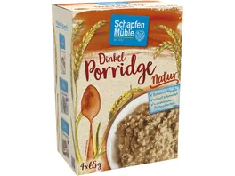 SchapfenMuehle Dinkel Porridge Natur