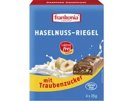 Frankonia Laktosefreier Riegel Haselnuss