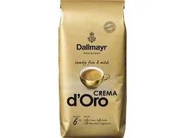 Dallmayr Kaffee Bohnen Crema d Oro Samtig Fein Mild