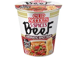 Nissin Cup Noodles 5 Spices Beef