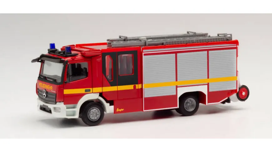 Herpa 095327 - Mercedes-Benz Atego `13 Ziegler Z-Cab "Feuerwehr"