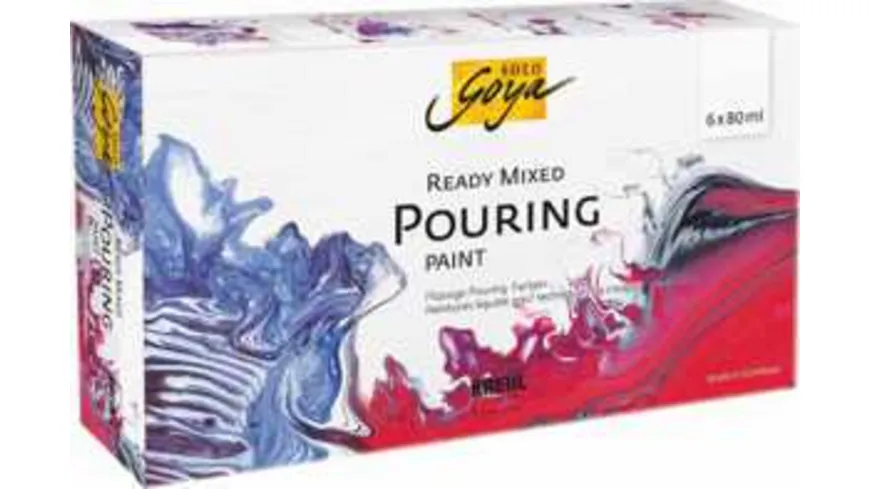 KREUL SOLO GOYA Ready Mixed Pouring 6er Set 80 ml