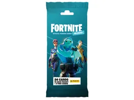 Panini Fortnite Reloaded Trading Cards Fatpack mit 24 Cards und 2 Bonus Cards