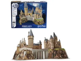 Spin Master 4D Build Harry Potter Hogwarts Castle 3D Puzzle des magischen Harry Potter Schlosses 209 Teile
