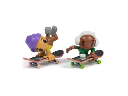 Tech Deck Sk8 Crew 2er Set 2 Fingerboards jeweils mit cooler Skater Figur sortiert 1 Stueck