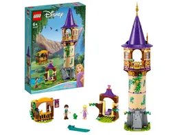 LEGO Disney Princess 43187 Rapunzels Turm kreatives Set mit Mini Puppen