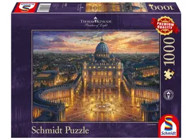 Schmidt Spiele Erwachsenenpuzzle Vatikan Thomas Kinkade 1000 Teile