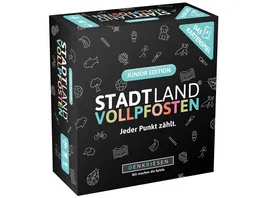 Denkriesen STADT LAND VOLLPFOSTEN Das Kartenspiel Junior Edition