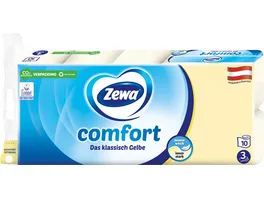 Zewa Comfort Das klassisch Gelbe Toilettenpapier