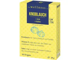 The Wellness Co Knoblauch Selen Vitamin E