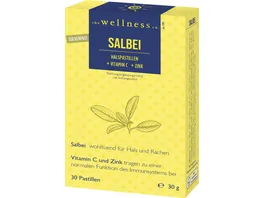The Wellness Co Halspastillen Salbei Vitamin C Zink