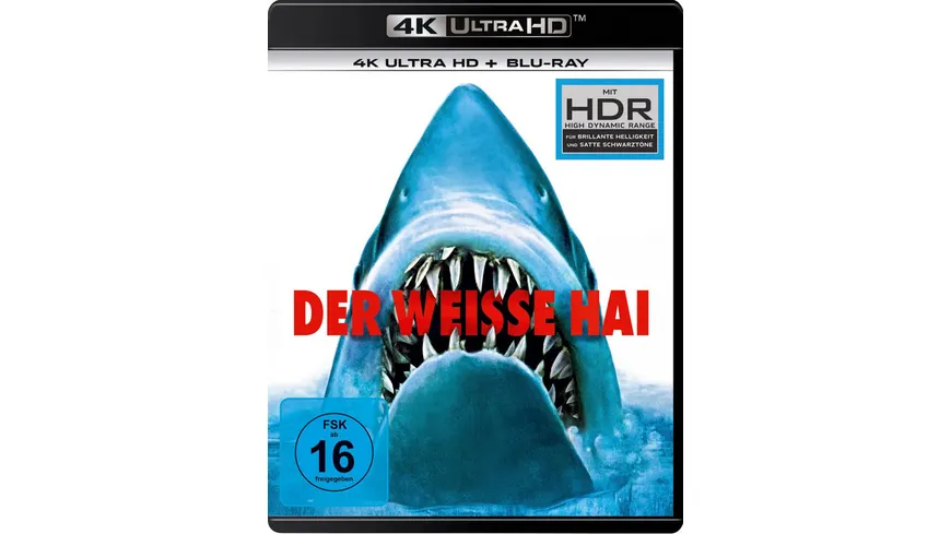 Der weiße Hai  (4K Ultra HD) (+ Blu-ray 2D)