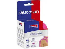 raucosan Kinesio Tape pink 5cm x 5m