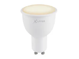 XLayer Smart Home WiFi LED GU10 4 5 Watt Lampe Birne Warm und Kaltweiss Dimmbar