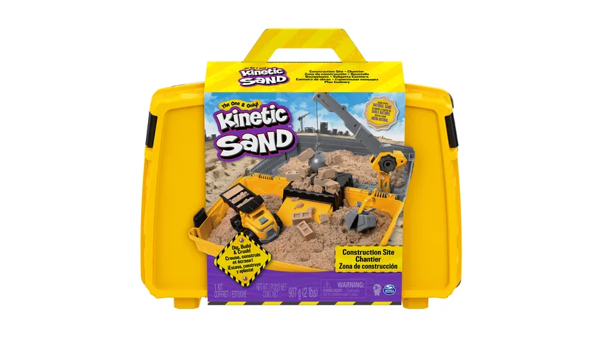 Spin Master - Kinetic Sand - Construction Folding Sandbox 907 g