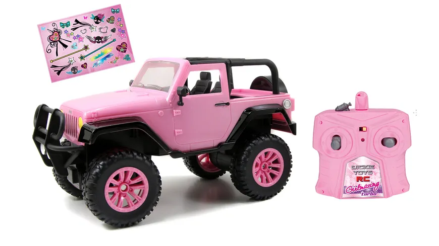 Dickie - RC Pink Driverz Jeep Wrangler