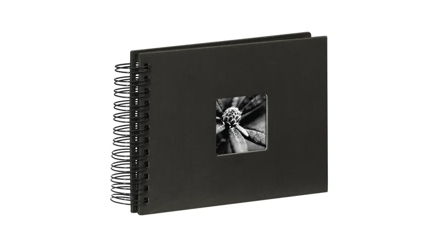 Hama Spiral-Album "Fine Art", 24 x 17 cm, 50 schwarze Seiten, Schwarz