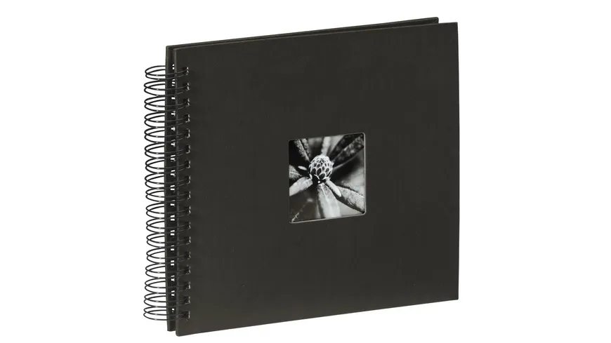 Hama Spiral-Album "Fine Art", 28 x 24 cm, 50 schwarze Seiten, Schwarz