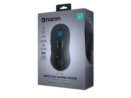 NACON PC Wireless Gaming Mouse GM 180 Kabellos max 2200dpi mehrfarbige Beleuchtung
