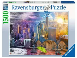 Ravensburger Puzzle New York im Winter und Sommer 1500 Teile