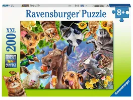Ravensburger Puzzle Lustige Bauernhoftiere 200 XXL Teile
