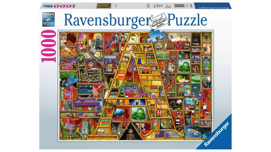 Ravensburger Puzzle - Awesome Alphabet "A" - 1000 Teile online