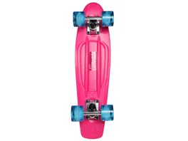Authentic Skateboard fun Neon Leuchtrollen pink