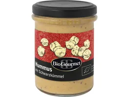 BioGourmet Hummus mit Schwarzkuemmel