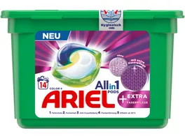 Ariel Vollwaschmittel All in 1 Pods Color Extra Faserpflege 14WL x 25 2g