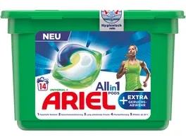 Ariel Vollwaschmittel All in 1 Pods Universal Extra Geruchsabwehr 14WL x 25 1g