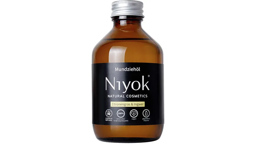 Niyok Mundziehöl aus Kokosöl - Zitronengras & Ingwer
