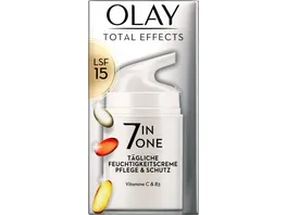 Olay TOTAL EFFECTS Tagescreme Feuchtigkeitspflege Regulaer LSF 15 Pumpe 50ml