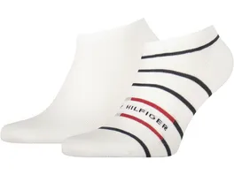TOMMY HILFIGER Herren Sneaker Socken Breton Stripe 2er Pack