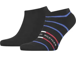 TOMMY HILFIGER Herren Sneaker Socken Breton Stripe 2er Pack