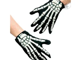 Rubies 6302604 Handschuhe mit Skelett Applikation