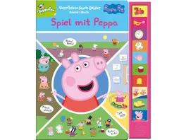 Peppa Pig Spiel mit Peppa Pappbilderbuch mit 10 Sounds