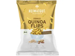 Heimatgut BIO Erdnuss Quinoa Flips 115g Nettoinhalt