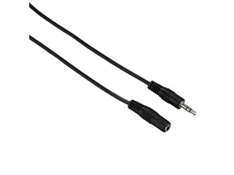 Hama Audio Kabel 3 5 mm Klinken Stecker Kupplung Stereo 2 5 m