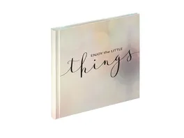 Hama Buch Album Letterings 18x18 cm 30 weisse Seiten Enjoy