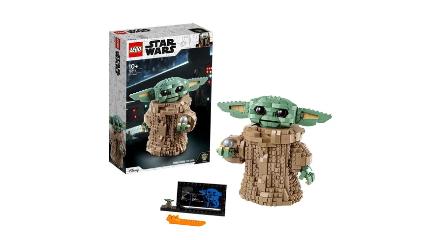 LEGO Star Wars 75318 The Mandalorian: Das Kind, Baby Yoda Set zum Bauen