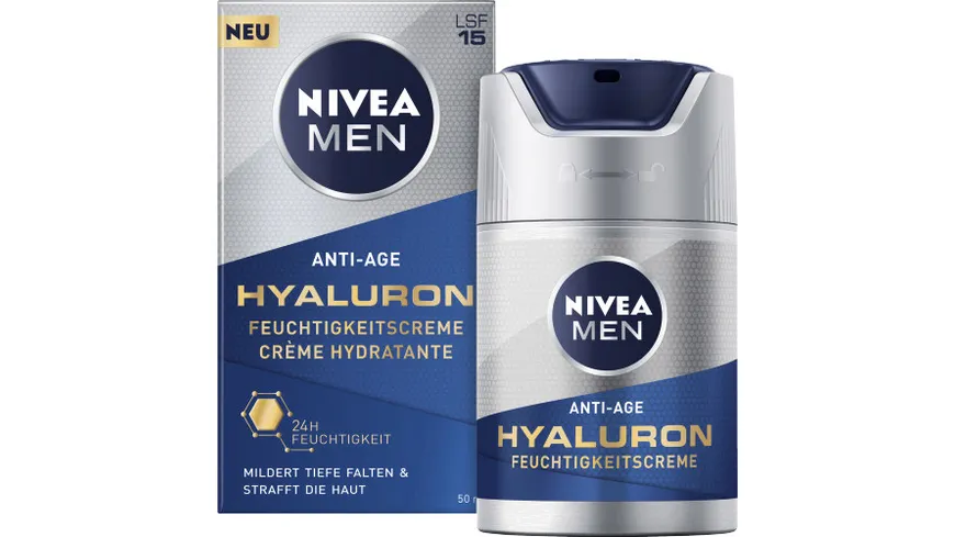 Nivea Men Anti Age Hyaluron Feuchtigkeitscreme SPF15 50ml
