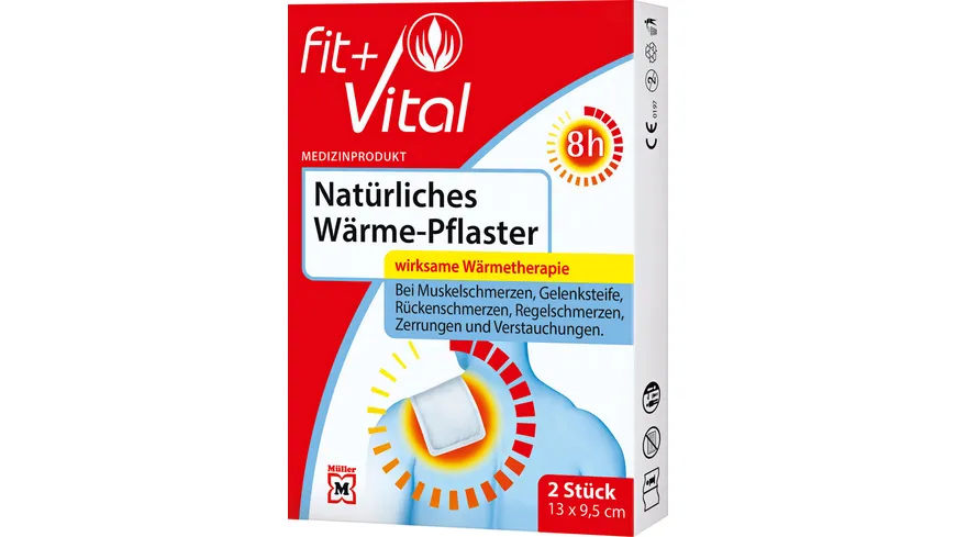 Fit + Vital Natürliches Wärme-Pflaster 13x9,5cm