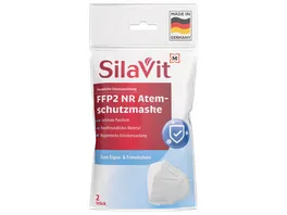 SilaVit Atemschutzmaske FFP2 NR Persoenliche Schutzausruestung
